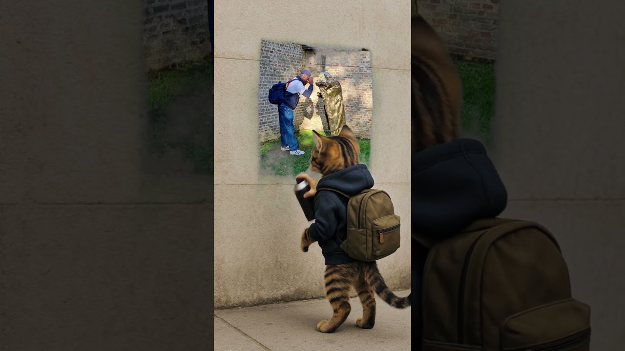 the professional cat painter  