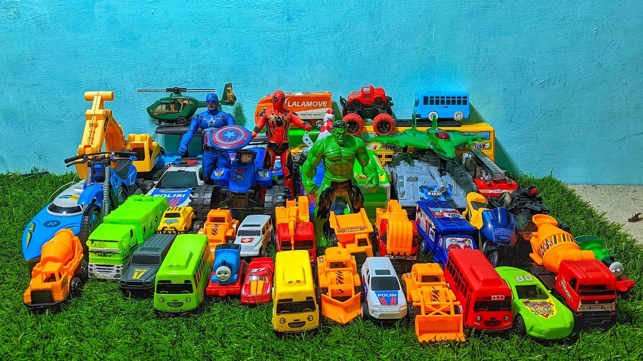 Mobil Mobilan Truk Oleng , Mobil Truk Molen, Mobil Balap, Truk Pasir, Excavator, Mobil Roket, Damkar