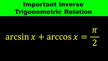 Proof of arcsin x +arccos x = pi/2 - Three different methods for Proof