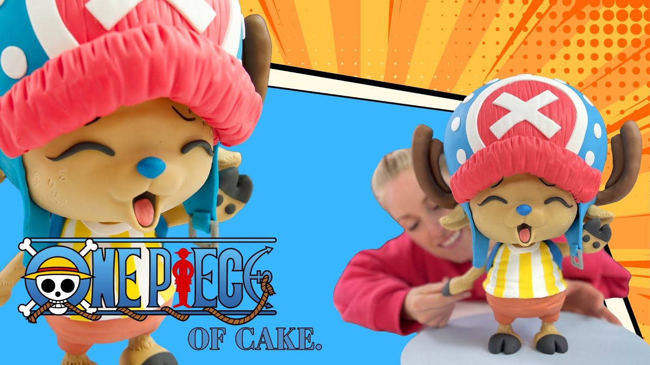 One Piece Tony Tony Chopper 3D Birthday Cake Tutorial