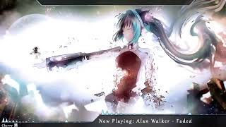 Video thumbnail of "Nightcore - Faded"