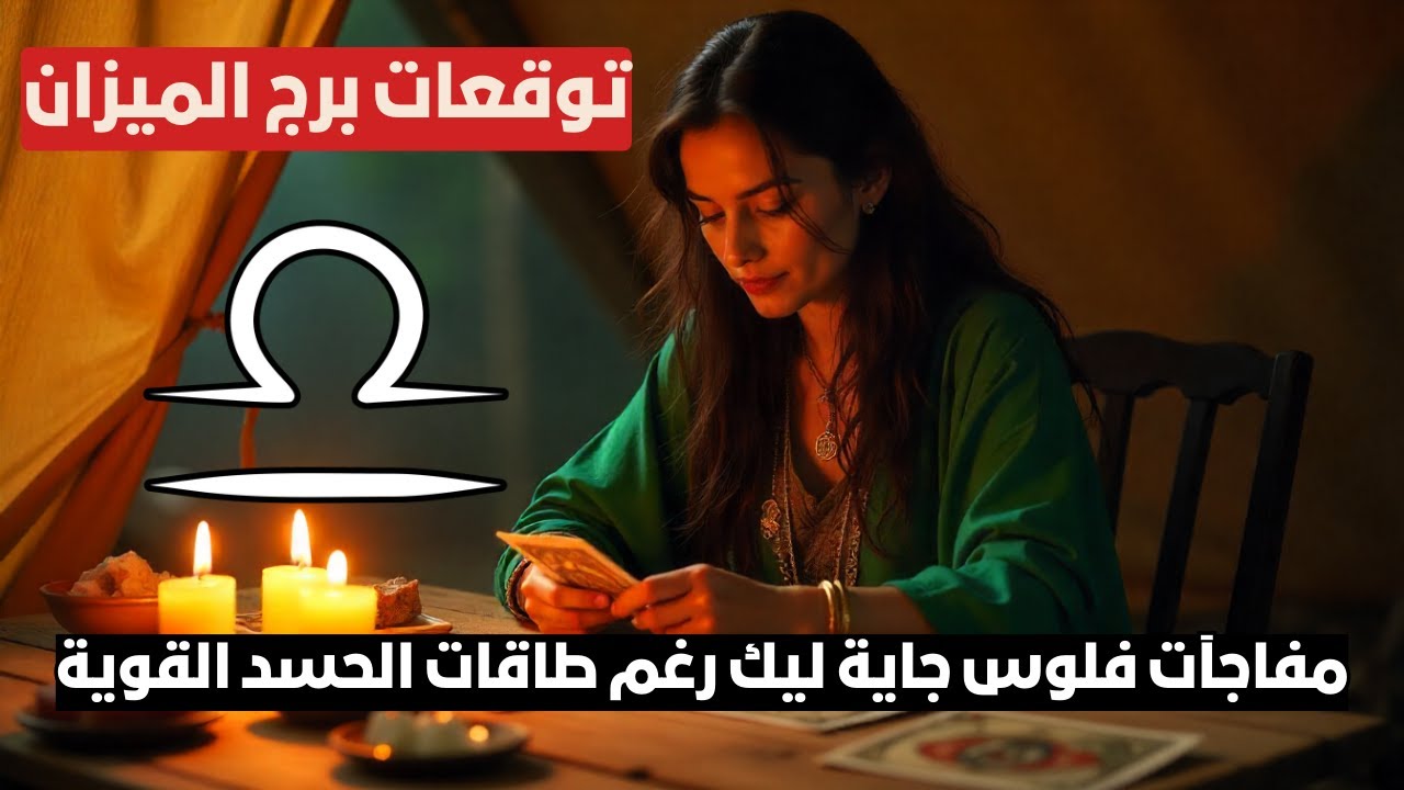 توقعات برج الميزان ♎️ رزق مالي ضخم في طريقك 💰 وأخبار مفرحة قريبة جدا 🌟 احذر الحسد الشديد 🧿