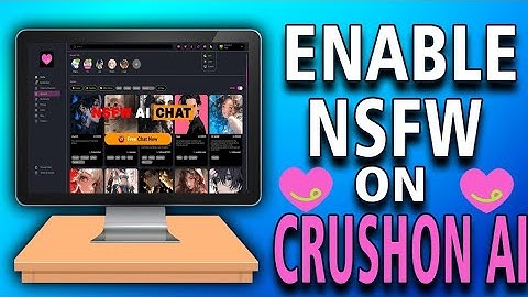 How to Enable NSFW on Crushon Ai ( very easy)