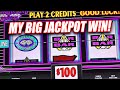 HUGE BETS ON DOUBLE DIAMOND SLOT MACHINE WITH HUGE JACKPOT HANDPAYS ★