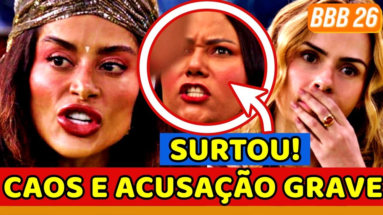 🔥BBB26: CAOS NA MADRUGADA APÓS SINCERÃO! Ana Paula É ACUSADA de ALGO GRAVE e Aline PASSA VERGONHA