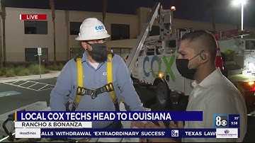 Las Vegas Cox crews helping restore critical resources in Louisiana
