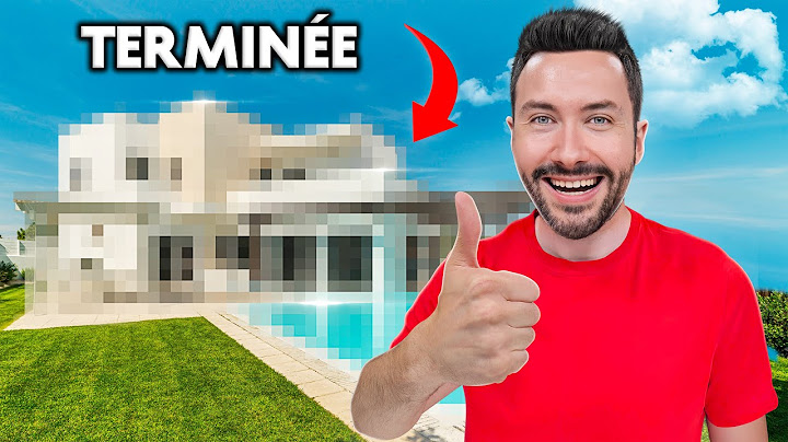 La construction de la maison est enfin terminée !
