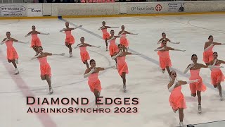 Diamond Edges - Aurinko Synchro 2023 - Muodostelmaluistelu Synchronized Skating