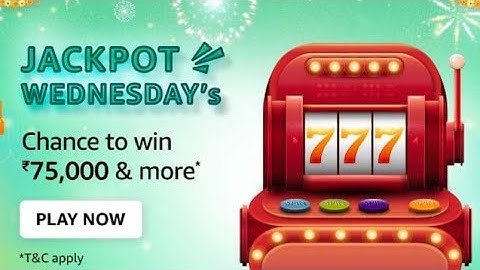 Amazon FunZone Jackpot Wednesday Quiz Answers Today | 7 September 2022