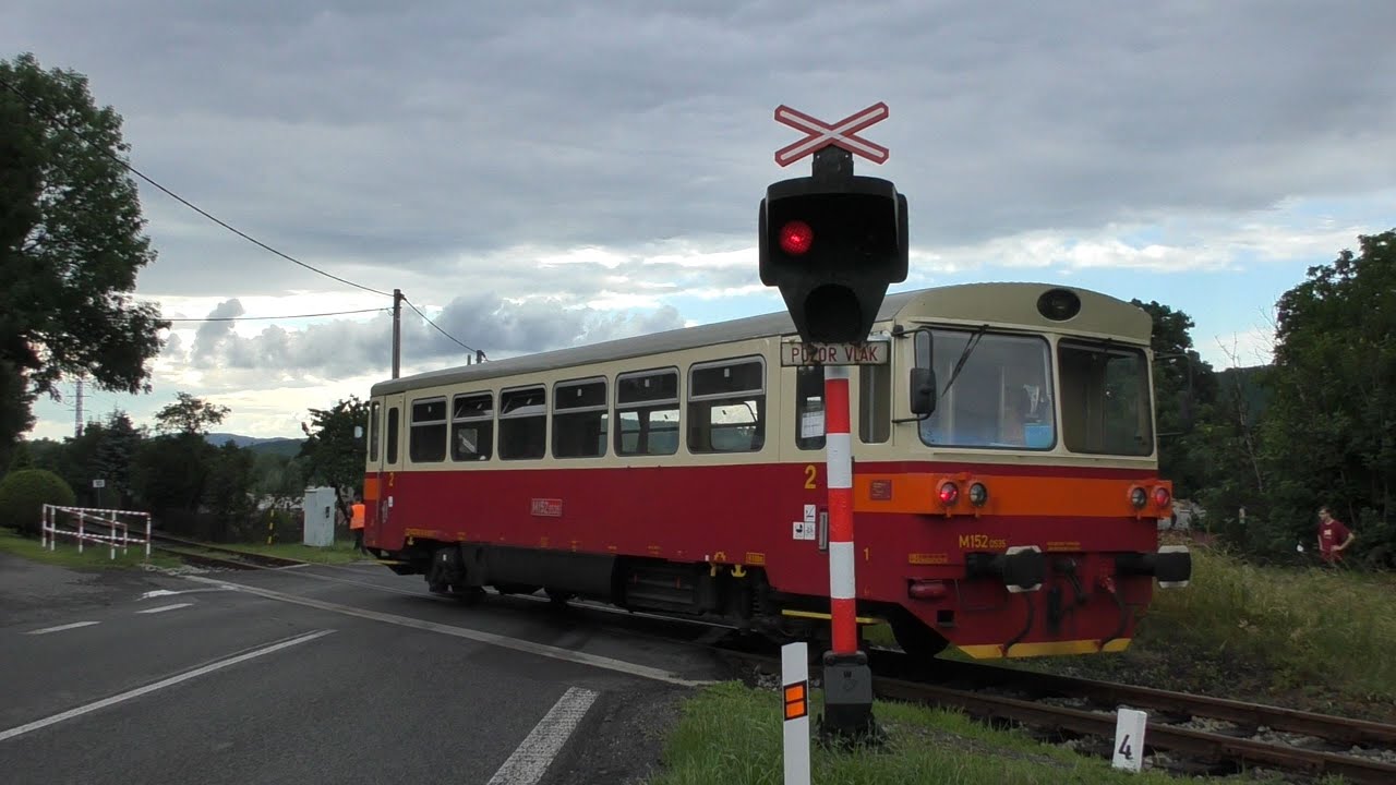 Železniční přejezd Kamenický Šenov - 5.7.2021 / Czech railroad crossing
