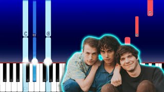 Wallows - These Days (Piano Tutorial)