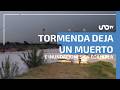 Tormenta deja un muerto e inundaciones en Coahuila