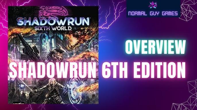 It says Shadowrun on the cover: A review of Shadowrun 6e