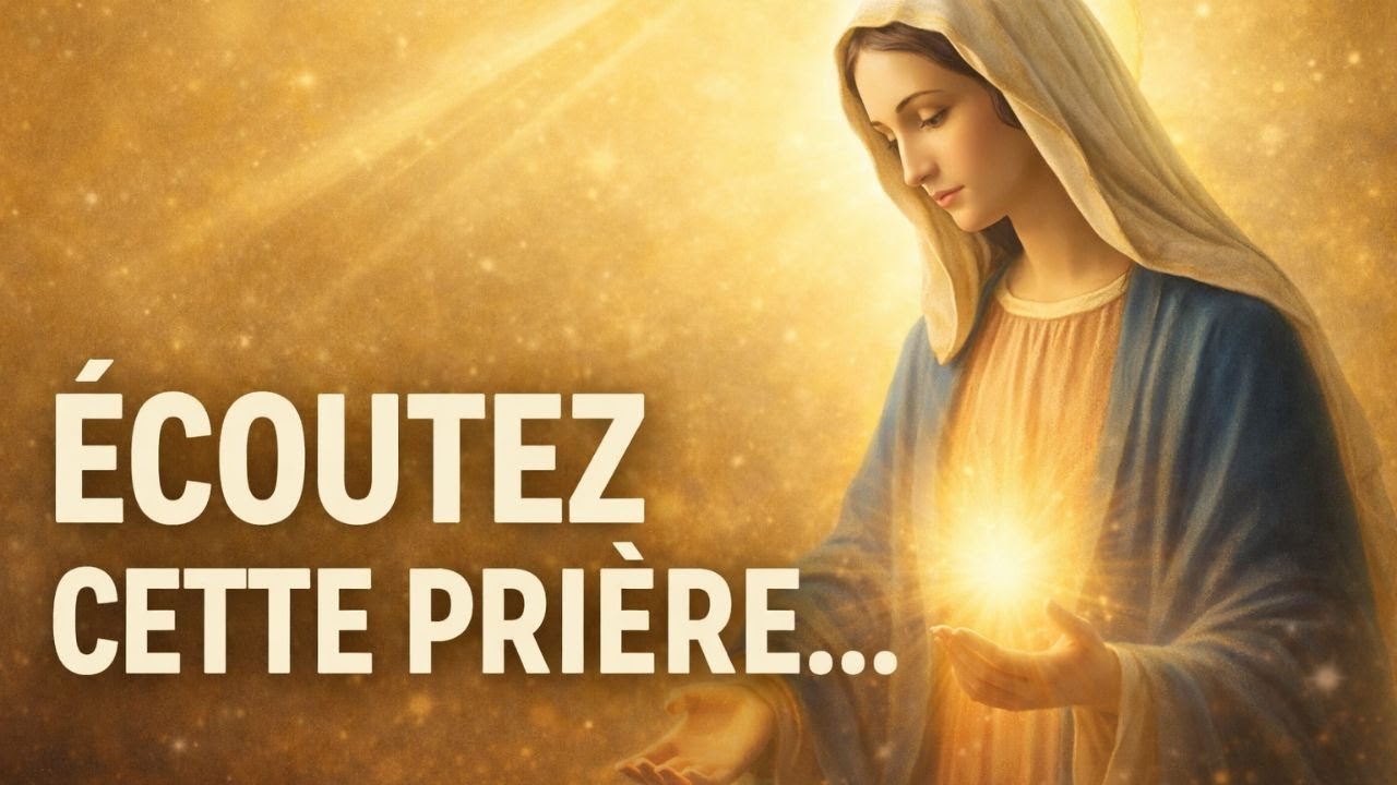 UNE PRIÈRE DOUCE à la VIERGE MARIE Qui Agit RAPIDEMENT… Beaucoup Témoignent d’un Apaisement Immédiat