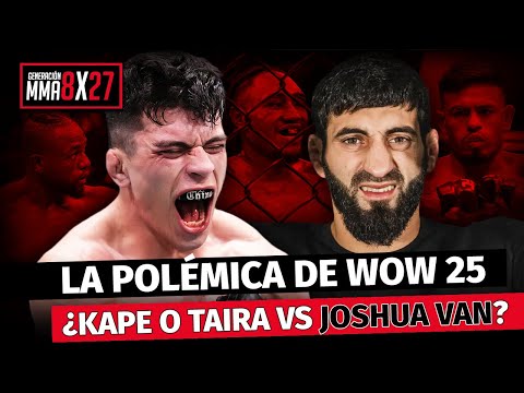 KEVIN VALLEJOS ARRASA en UFC - KAPE a por VAN - POLÉMICA de WOW 25