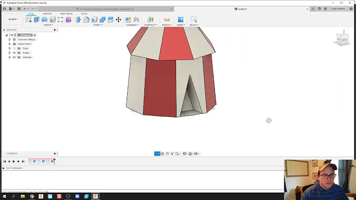 Polygons, Circumscribe, Inscribe, and Tapers - Day 14 of 100 Autodesk Fusion 360 Journey