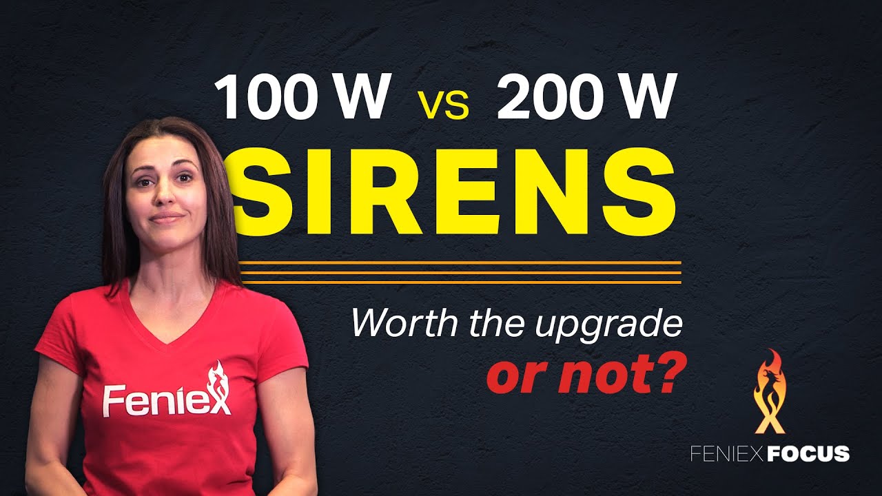 Feniex Focus, эпизод 1 // Действительно ли полицейская сирена мощностью 200 Вт вдвое громче, чем ...