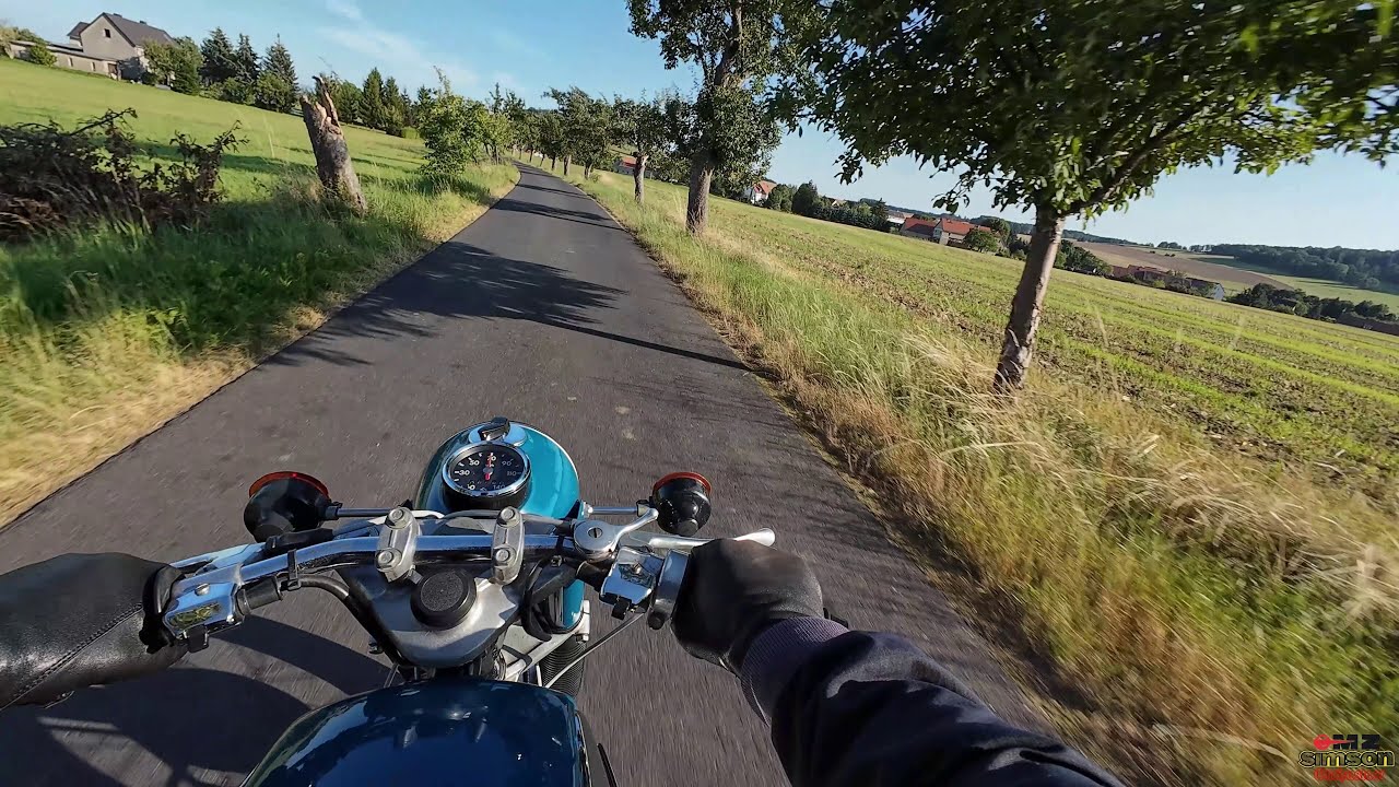 MZ TS 250/0 Mitfahrt Königshainer Berge