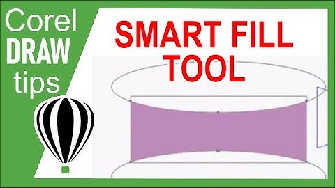 Using the smart fill tool in CorelDraw