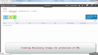 Veritas Resiliency Platform Demo