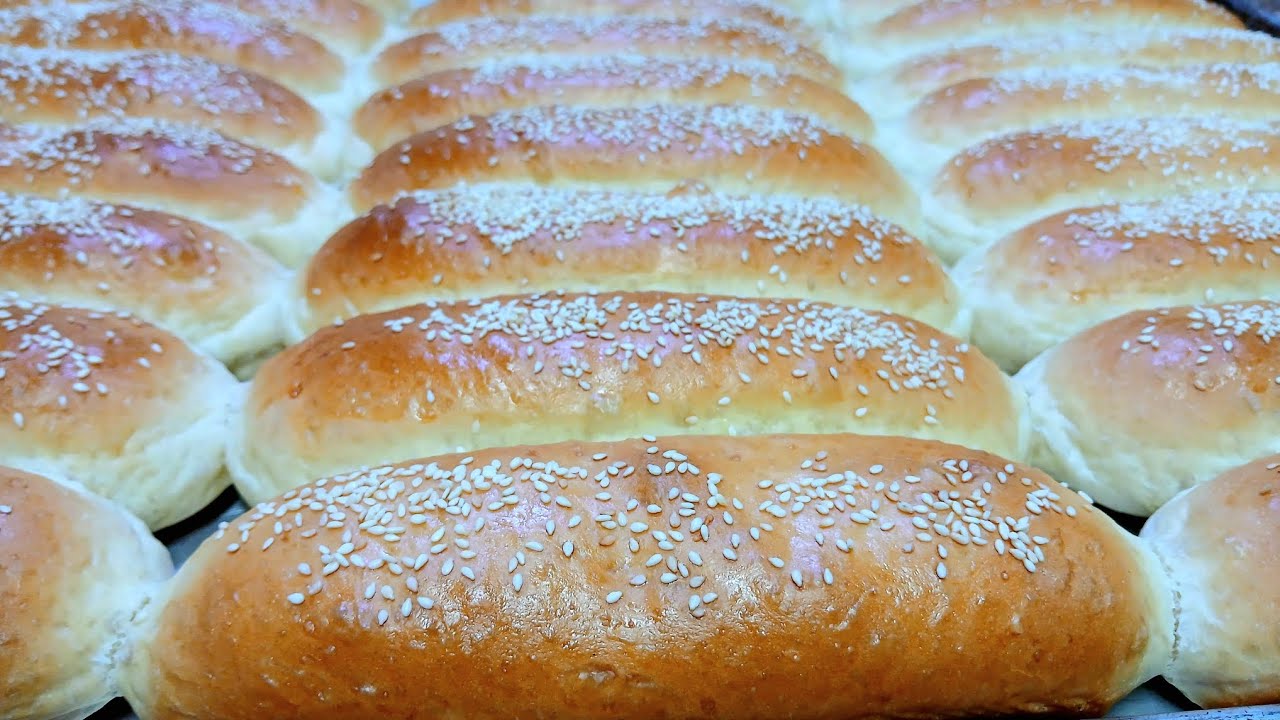 Pan para perro caliente, pan para Hot dog, pan de pancho.