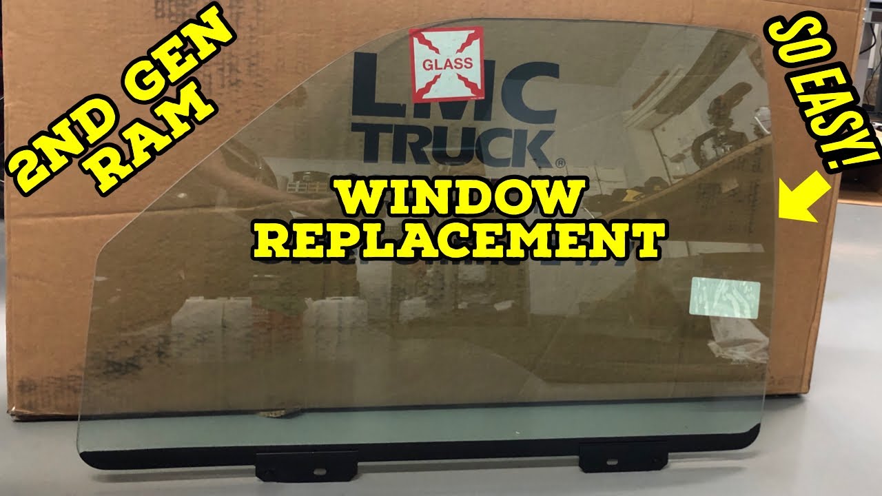 Replacing scratched driver and passenger windows. So easy! 1999 Dodge Ram 2500 cummins project.