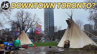 Revisiting Toronto's 'Largest' Homeless Encampment | Rainy Walk