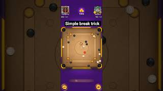 carrom pool break trick freestyle 🤫 Best tips and tricks in carrom pool #trickshots #viralvideo