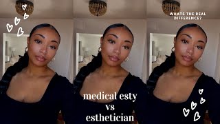 Medical Esthetician vs. Esthetician