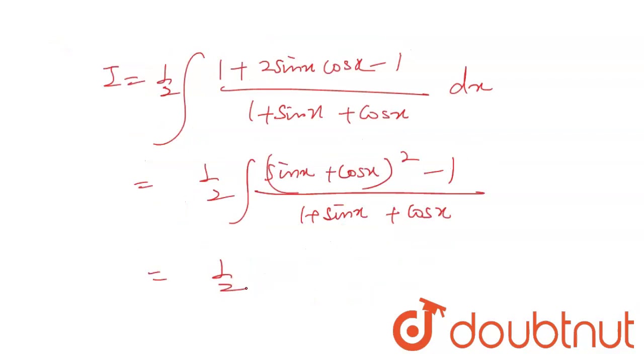 `int(1)/(tanx+cotx+secx+"cosec "x)dx` is equal to YouTube