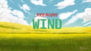 Akeboshi - Wind 'Lyrics'