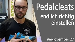 #ergovember 27 - Pedalcleats richtig einstellen