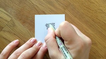 Zentangle® Muster: Swarm