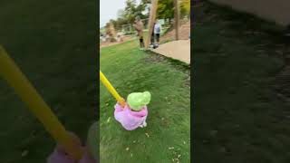 So fast Zip Line!🤪😮#shorts #fun #zipline #playground