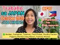 OFW TRABAHO SA JAPAN OCTOBER 2020 JOB POSTING | WORK IN JAPAN | JOB HIRING