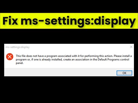 Windows 11 ms-settings:display Personalize Settings Not Opening Without Create New User Account -Fix