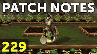 RuneScape Patch Notes #229 - 23rd July 2018