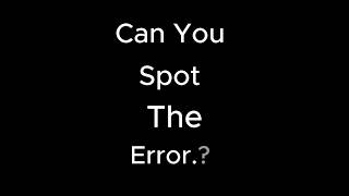 Can you spot the error.? #clanguagetutorialforbeginners #coding #math #embeddedsystems #python #quiz