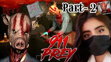 Window Escape 911 Prey Part 2 (WITHOUT SOLVING PUZZLE 911 Prey ENDING)Cherry Horror Escape Gameplay