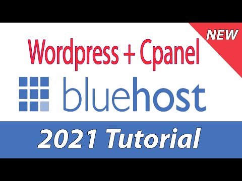 [2021] Bluehost Wordpress Hosting Portal Settings and Cpanel Overview Tutorial