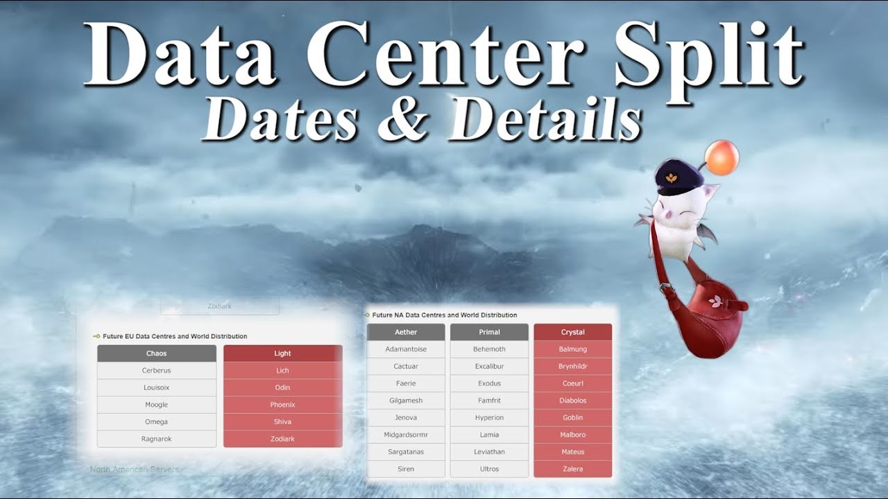 Data Center Split Dates & Information - YouTube