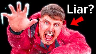 2 Times MrBeast Lied In I Survived 50 Hours in Antarctica Video