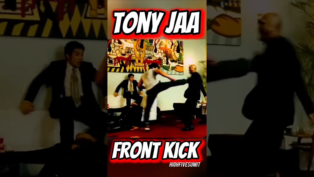 Learn Slide Front Kick Deadly Knockout Tony Jaa Kick Easily ☯️💥