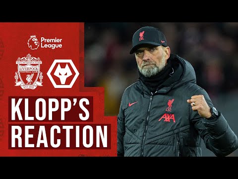 KLOPP'S REACTION: Liverpool 2-0 Wolves | Learning patience & showing response for win