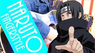 Video thumbnail of "【TABS】 Naruto Shippuden - Senya (Itachi's Theme) Acoustic Guitar Cover [Fingerstyle] [velo city]"