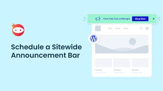 How to Schedule a Sitewide Announcement Bar in WordPress | Notibar Plugin