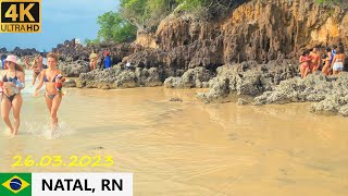 🇧🇷 Ponta Negra beach 26.03.2023. Natal, Rio Grande do Norte, Brazil [4K] beach walk by 4K Brazil 1,274 views 1 year ago 8 minutes, 8 seconds