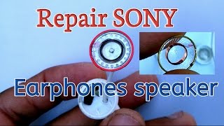 Sony earphones speaker Repair ,Sony MH410C
