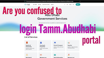 Tamm.Abudhabi new website "Are you having trouble logging into the DOH portal"