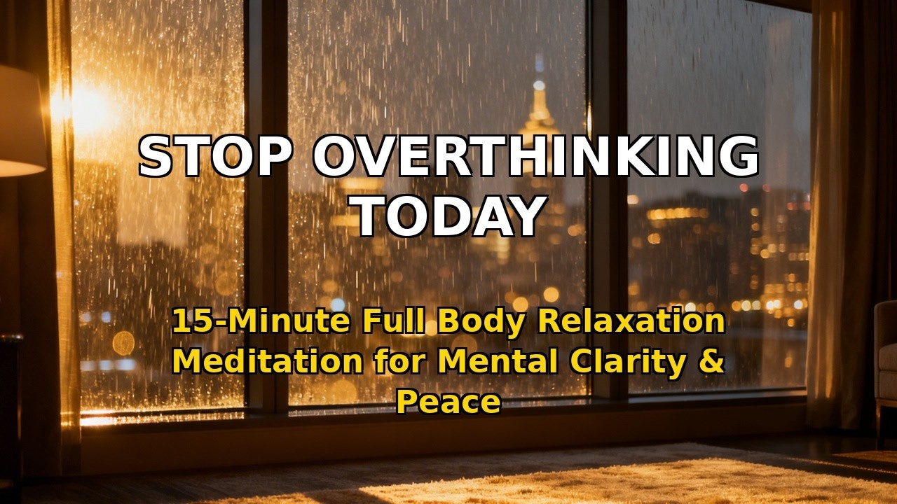 Guided Body Scan Meditation: Release Overthinking, Ease Tension & Embrace Deep Calm + Visualization